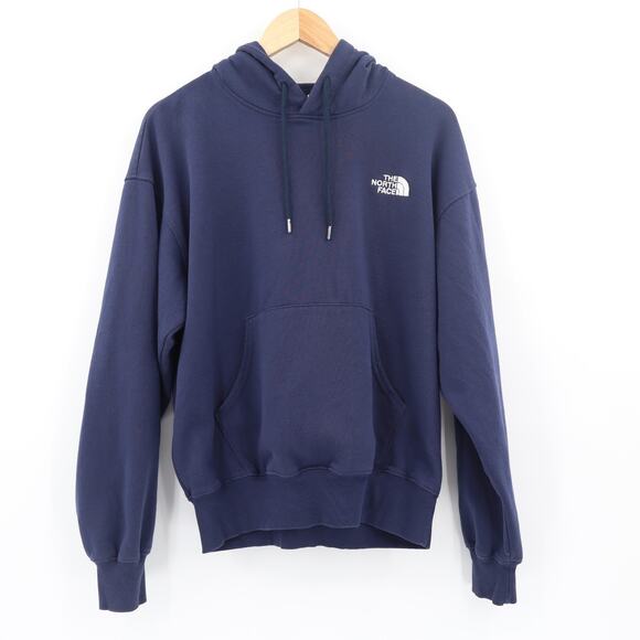 The North Face Men's Evolution Circular Design Hoodie Navy Sz S - Picture 1 of 10
